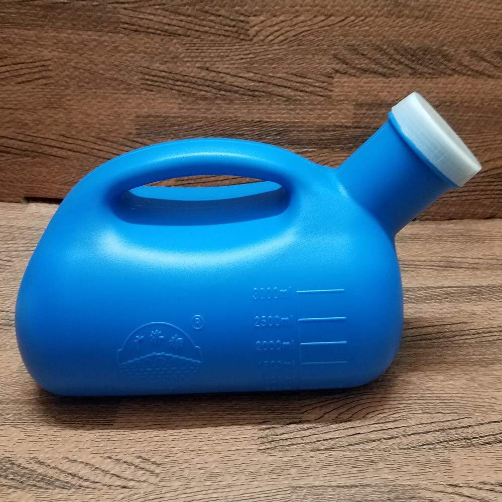 3000ML Large Male Urinal,Portable Mens Potty Pee Bottle Collector Travel Toil…