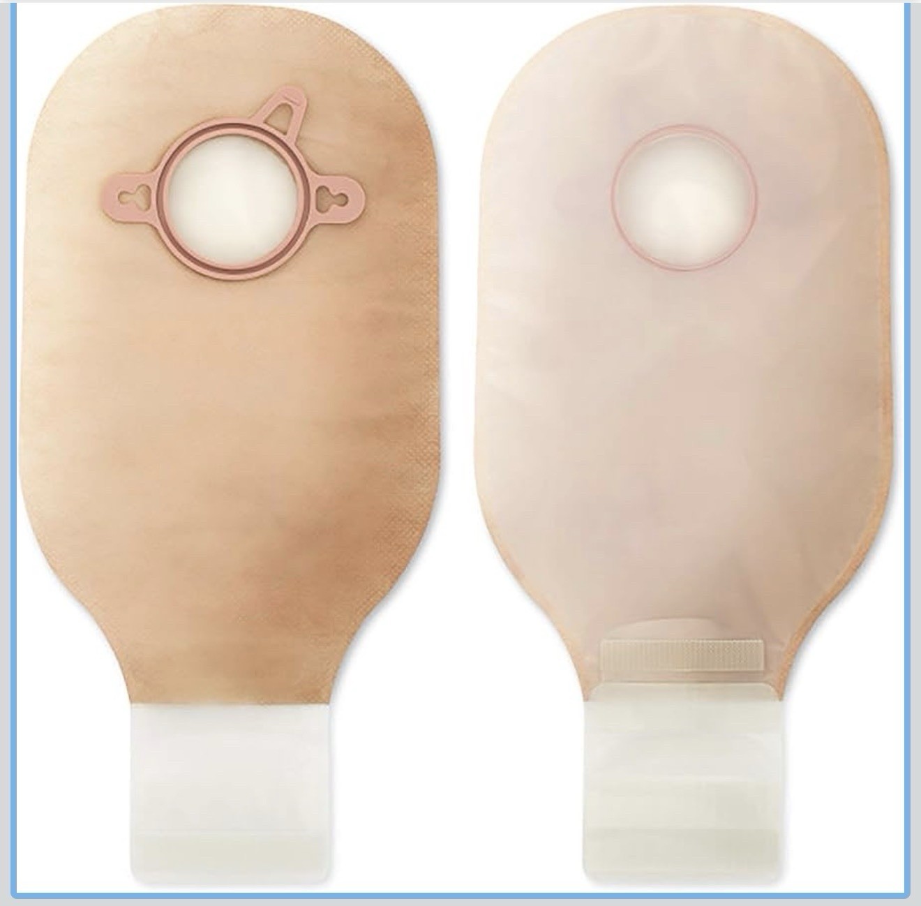 Hollister 18134 -12” Drainable Ostomy Pouch, Transparent, 10 Pack, 2-3/4” Flange