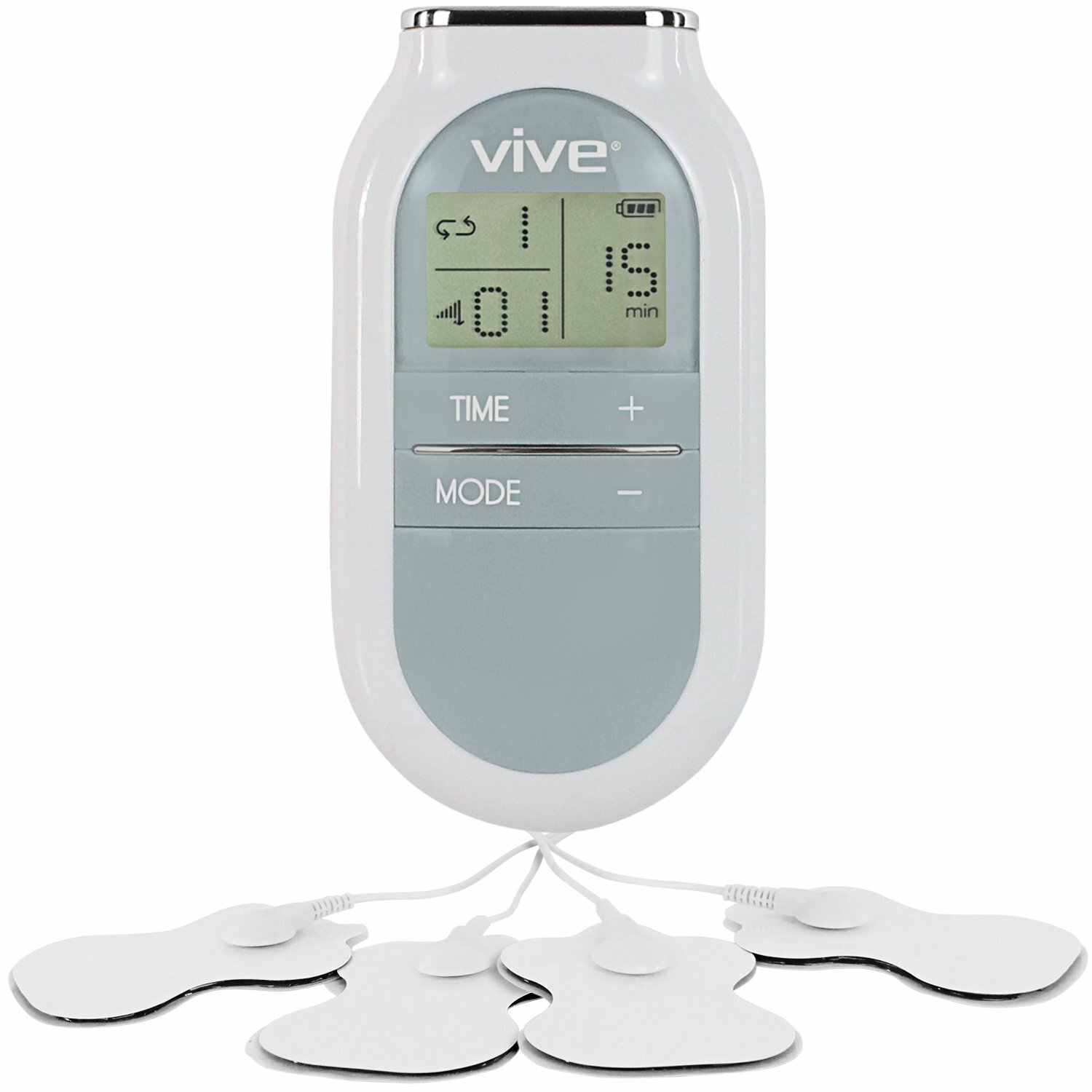 Digital Tens Unit – Portable Muscle Stimulator Electrode Machine Pad Device – El