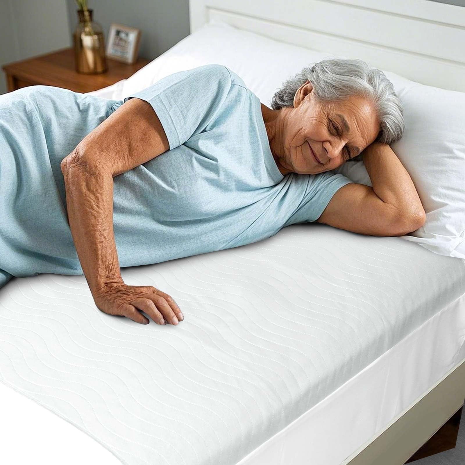 Bed Pads Washable Waterproof for Incontinence Adults, Reusable Wetting Pad Ma…