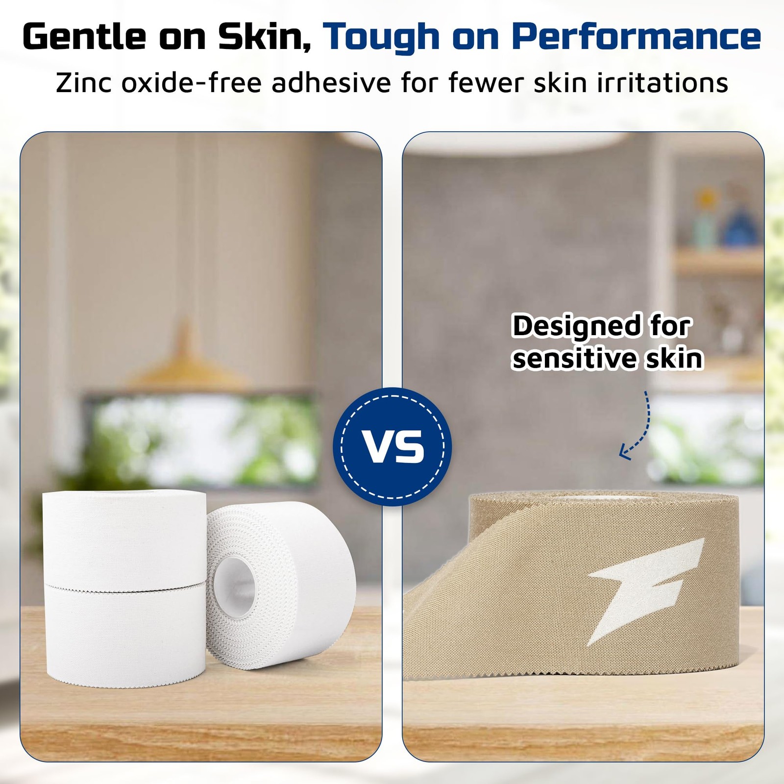 Flash-Bam Athletic Tape – Biodegradable Eco-Friendly Sports Tape – Strong