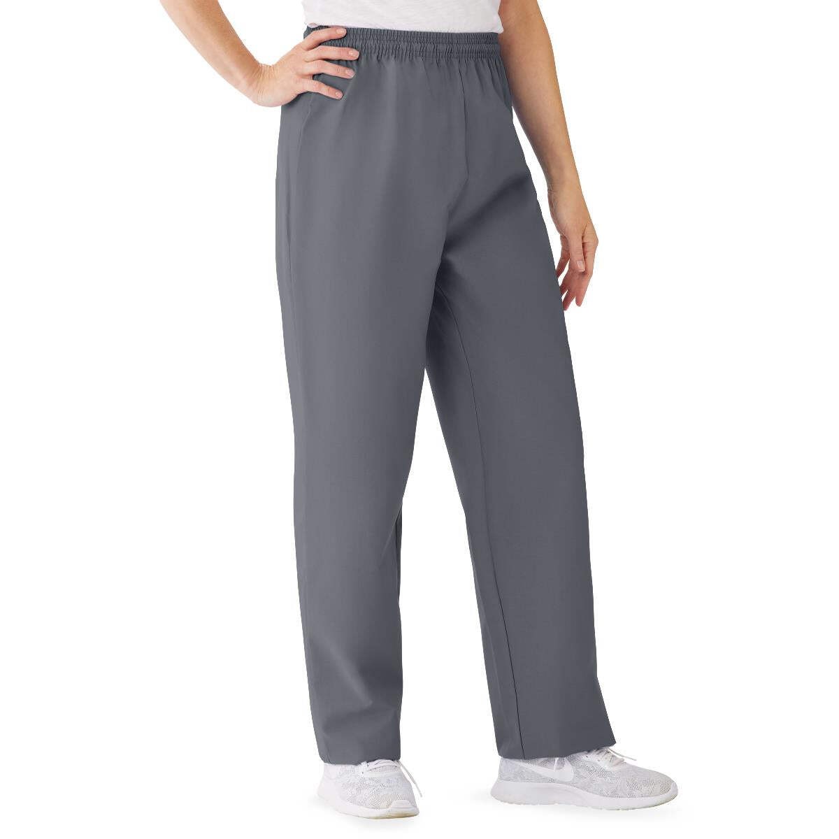 Medline AngelStat Women’s Elastic Waist Scrub Pants with Inside Drawcord (Style
