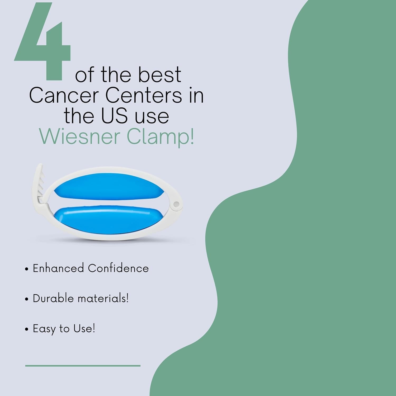 Wiesner Male Incontinence Clamp Kit with Replacement Pads Comfort & Confidence=