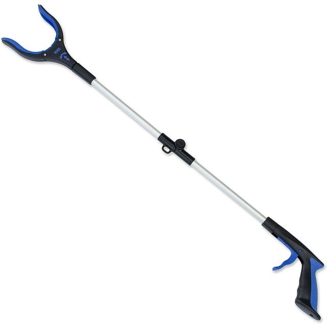 RMS 34 Inch Extra Long Reacher Grabber – Foldable Gripper and Reaching Tool w…