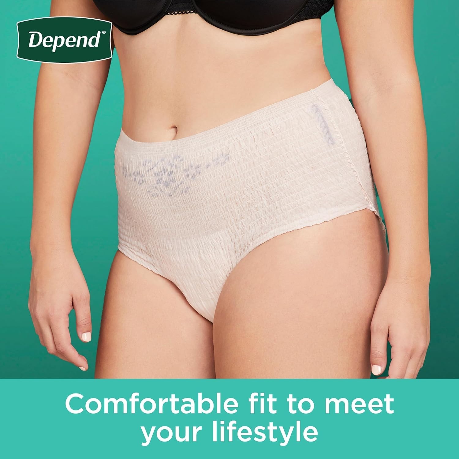 Depend Fresh Protection Women Disposable Incontinence Diapers Max Absorbency