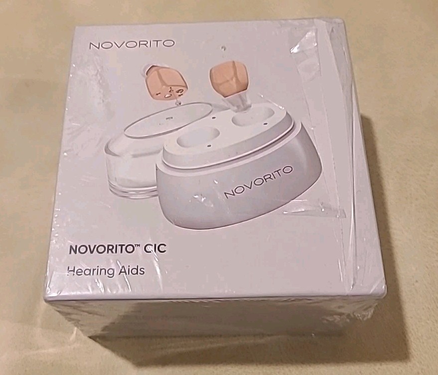 Novorito CIC Rechargeable Hearing Aids – 20h battery time – Completely in canal