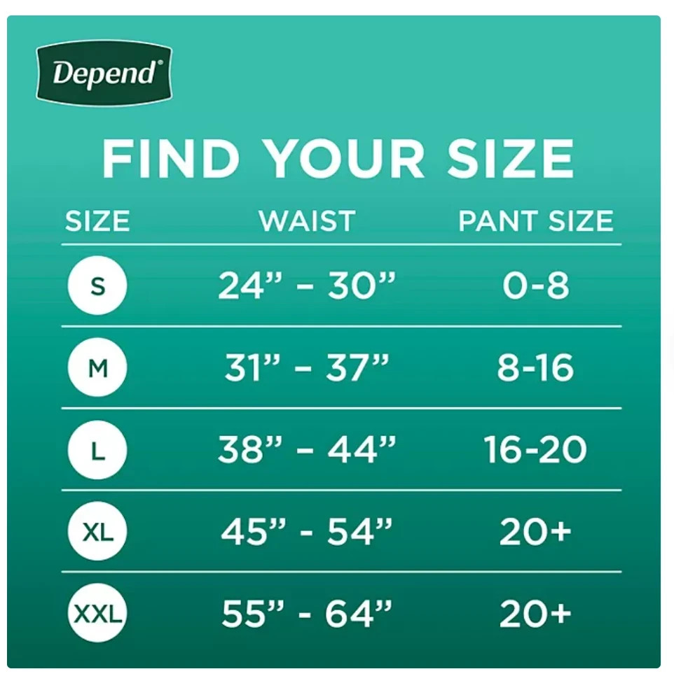 Depend Fresh Protection Adult Incontinence Underwear for Women, Size Large 84 ct
