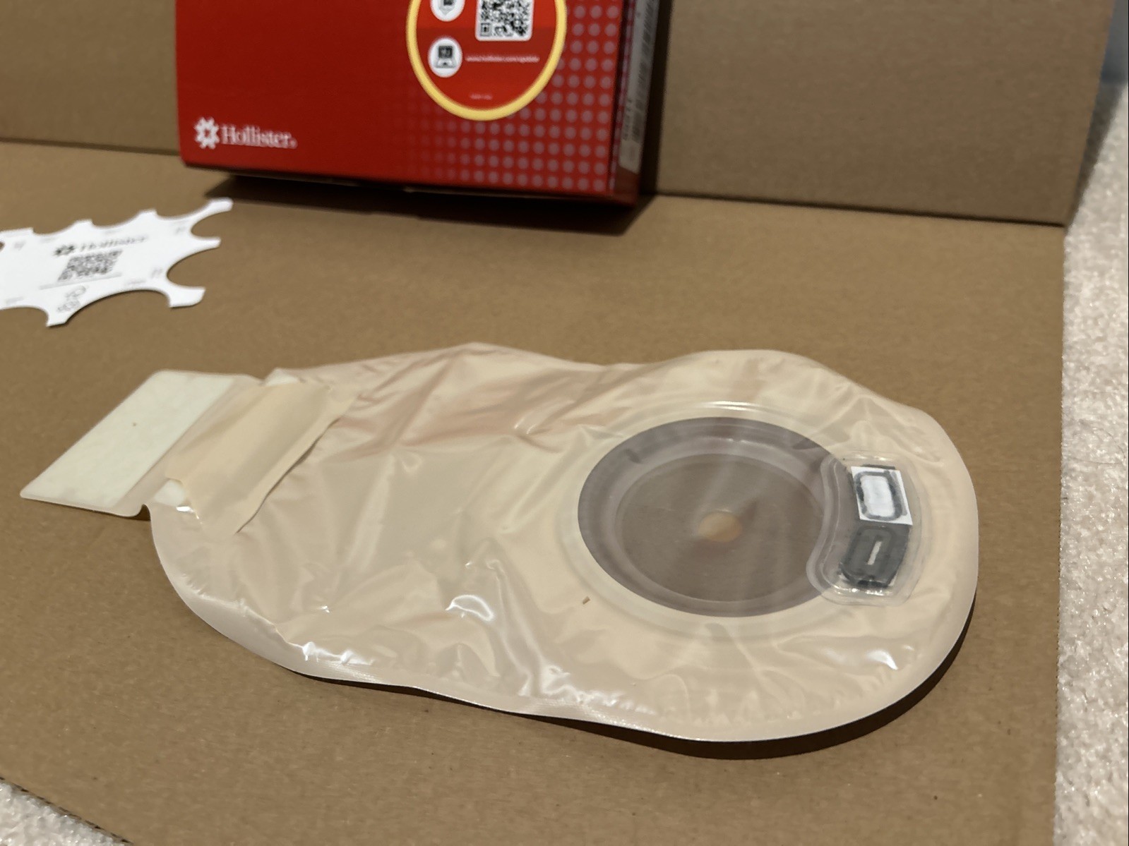 Hollister Ostomy Bags One Piece Soft Convex Transparent 89611 2 1/8” 55mm Qty *4