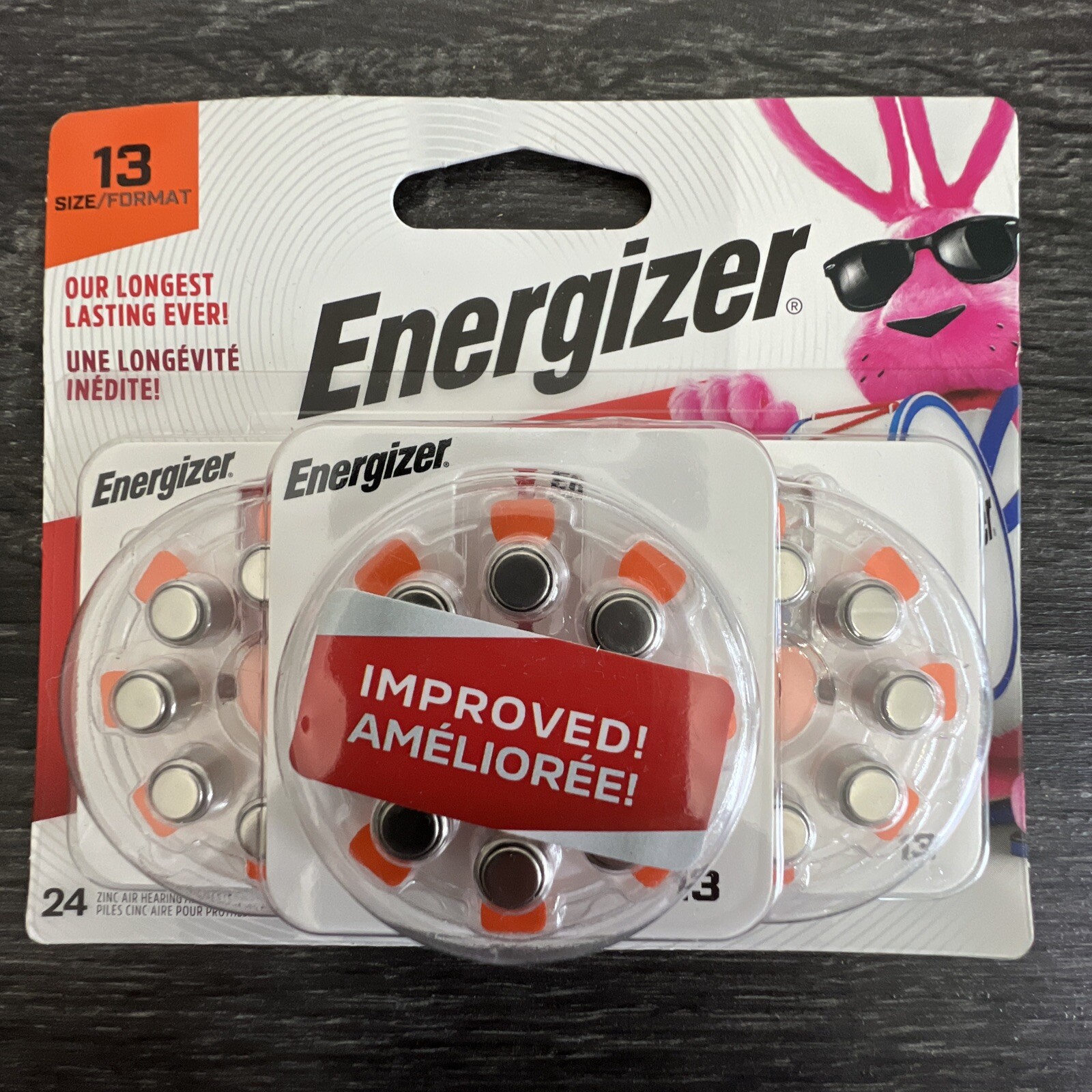 Energizer Zinc Air Hearing Aid Batteries Size13 AZ13DP-24 Exp 11/2024 Or Later