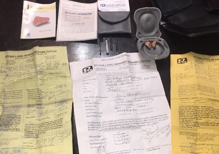 Sonic Innovations MC Model Pair Hearing Aids with Original Papers DOES NOT WORK