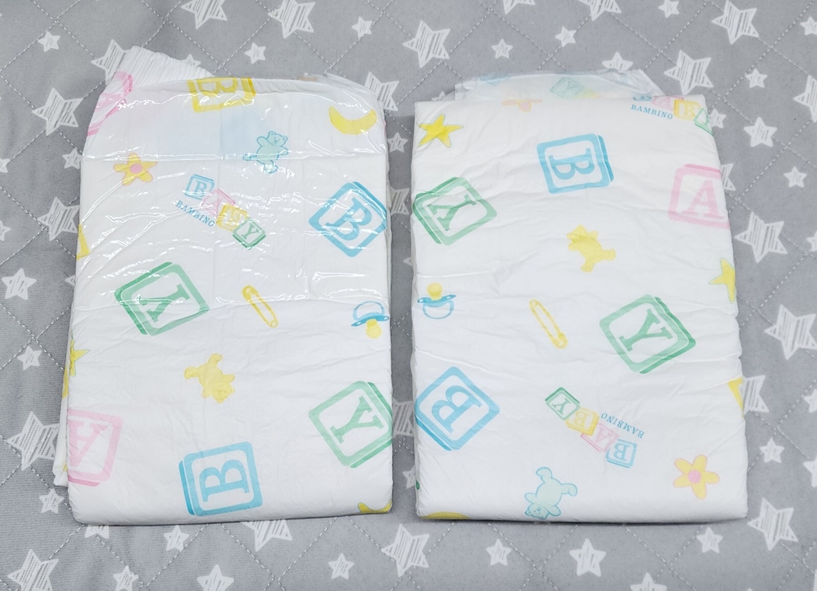 Full Bag Of 8 Bambino Classico V2 ABDL Diaper Size Large 38″-50″