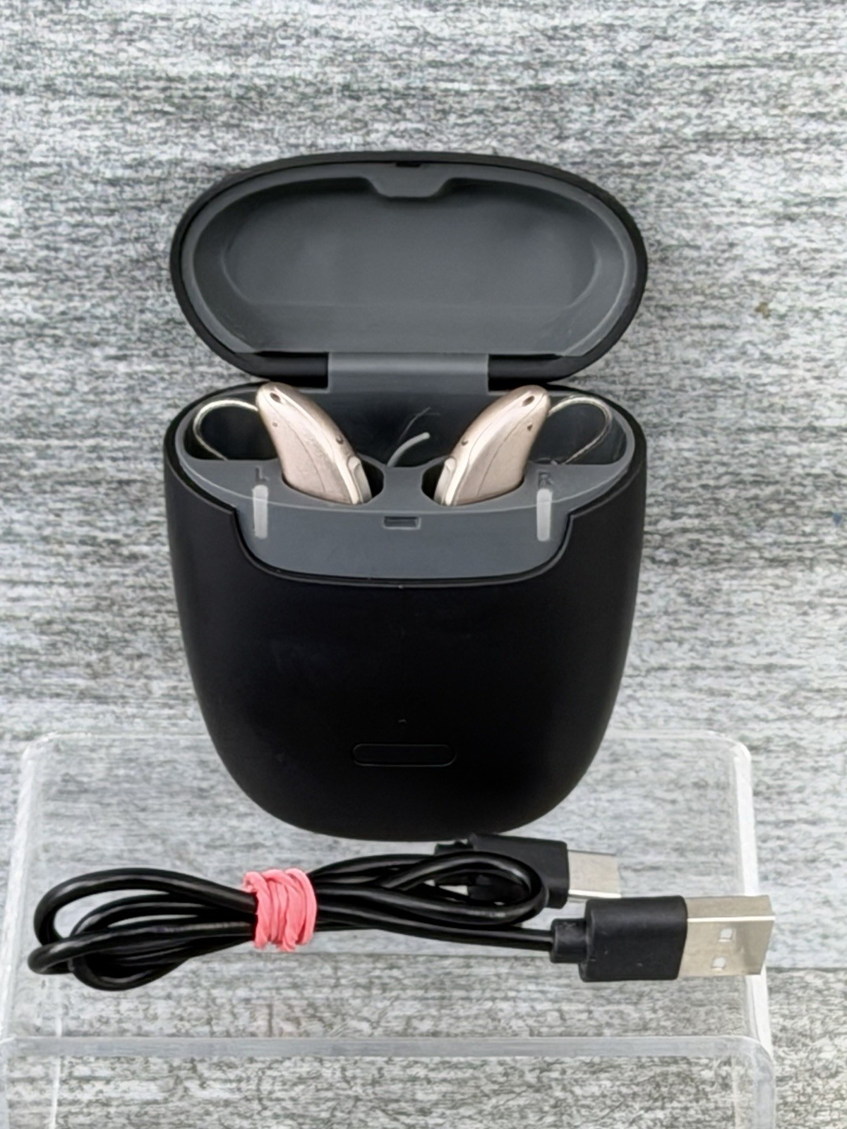 Rexton Bicore C R LI Hearing Aids w/ Connexx Travel Case and Charger