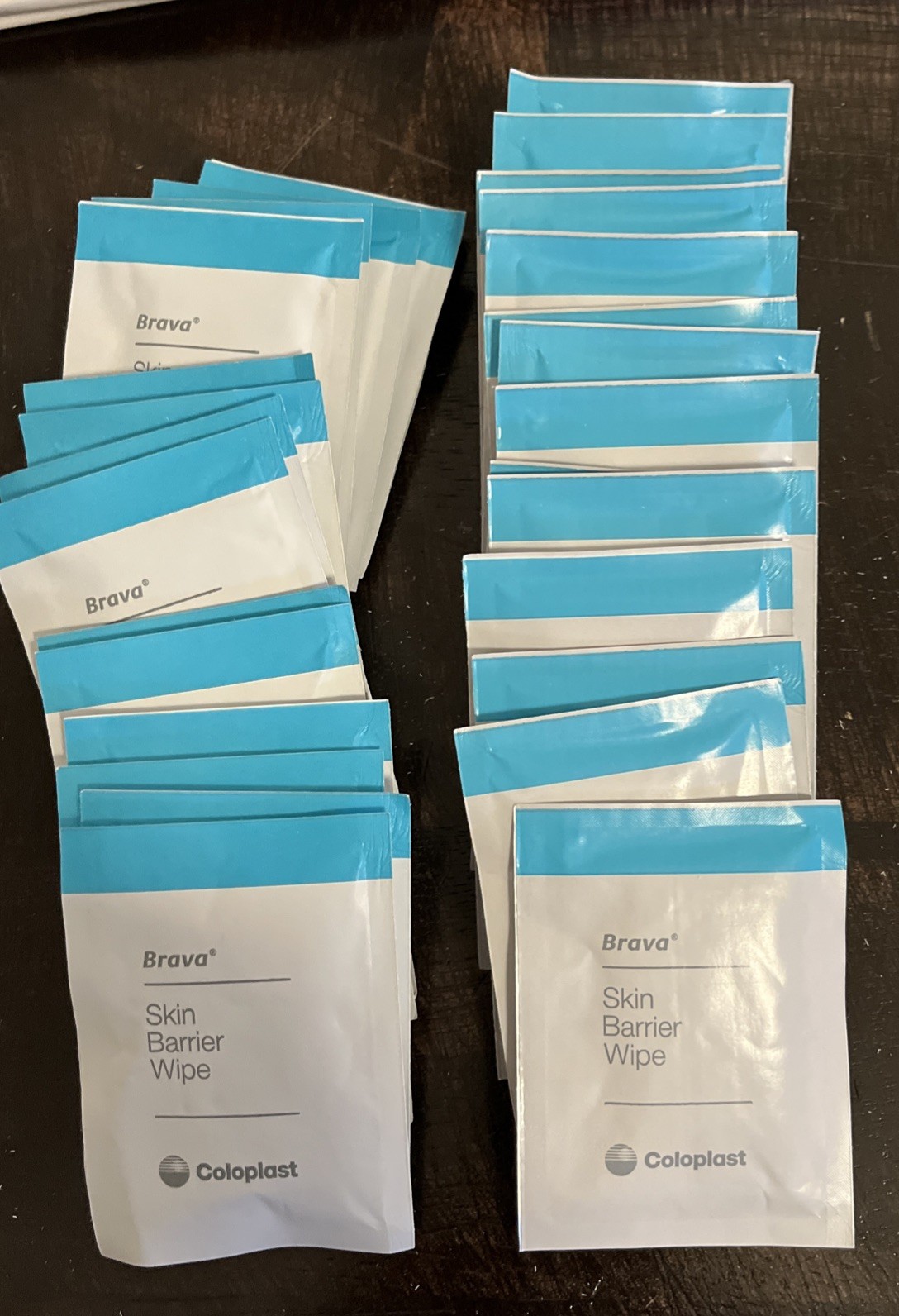 30 Coloplast 12021 Brava Skin Barrier Wipes Skin Care Loose In Bag New