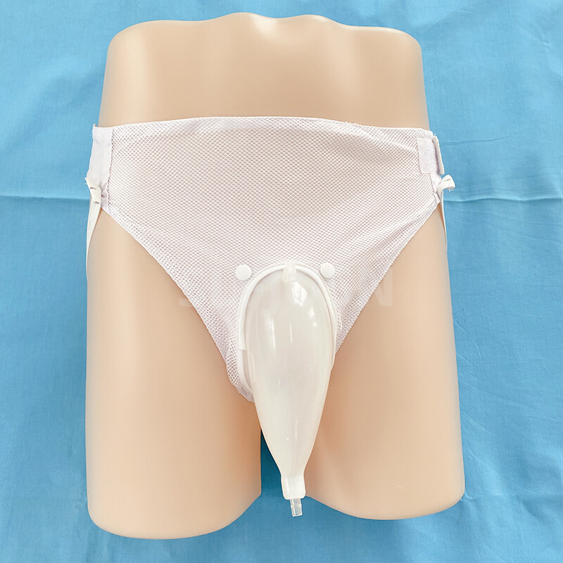 Male/Female Silicone Urine bag Collector Urinal Pee Holder Collector Urinary