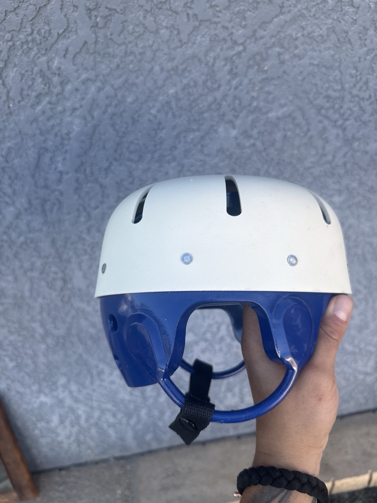 Danmar Products Hard Shell Helmet Size XS W/ Blue Liner Chin Strap