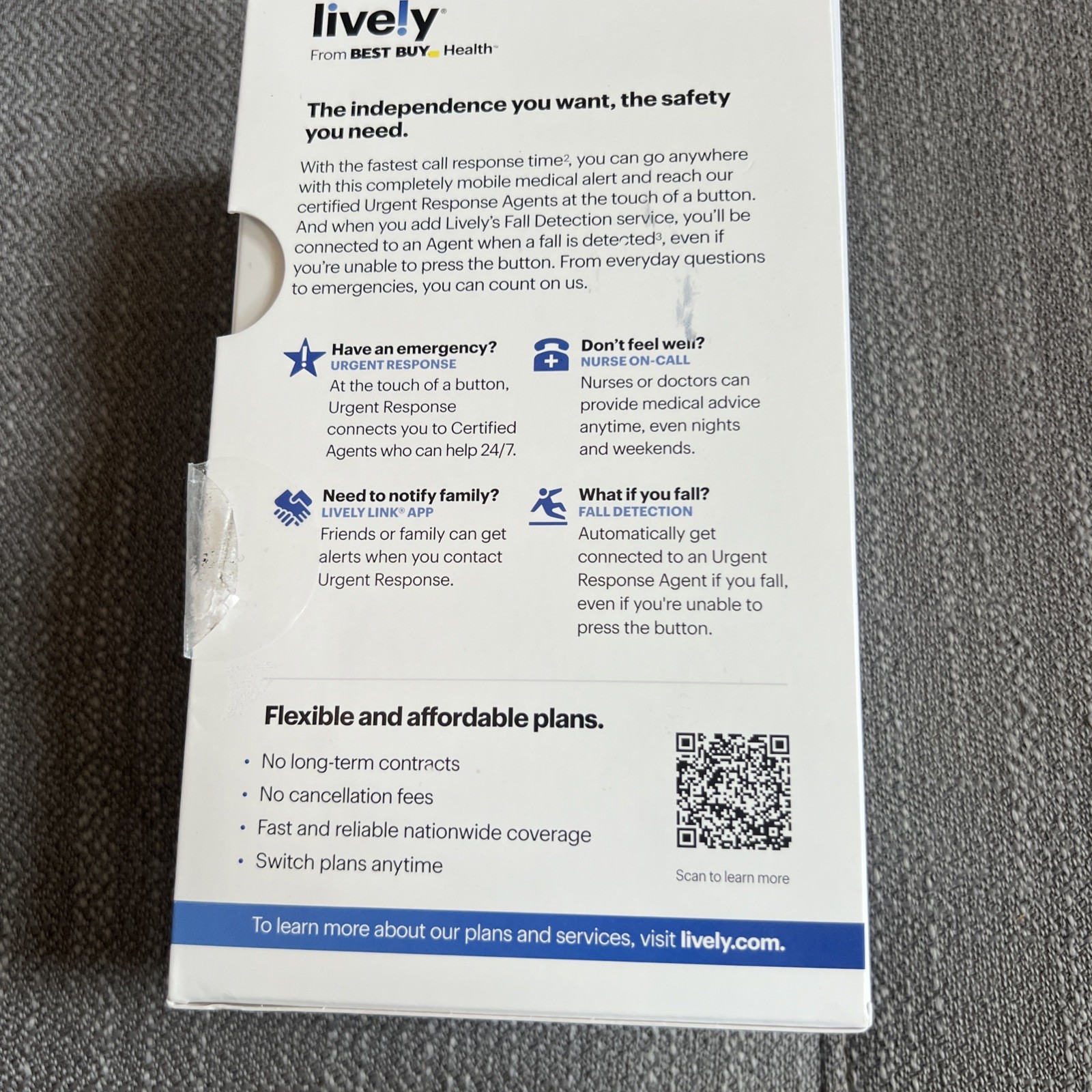 Lively Mobile2 All-in-One Medical Alert Device