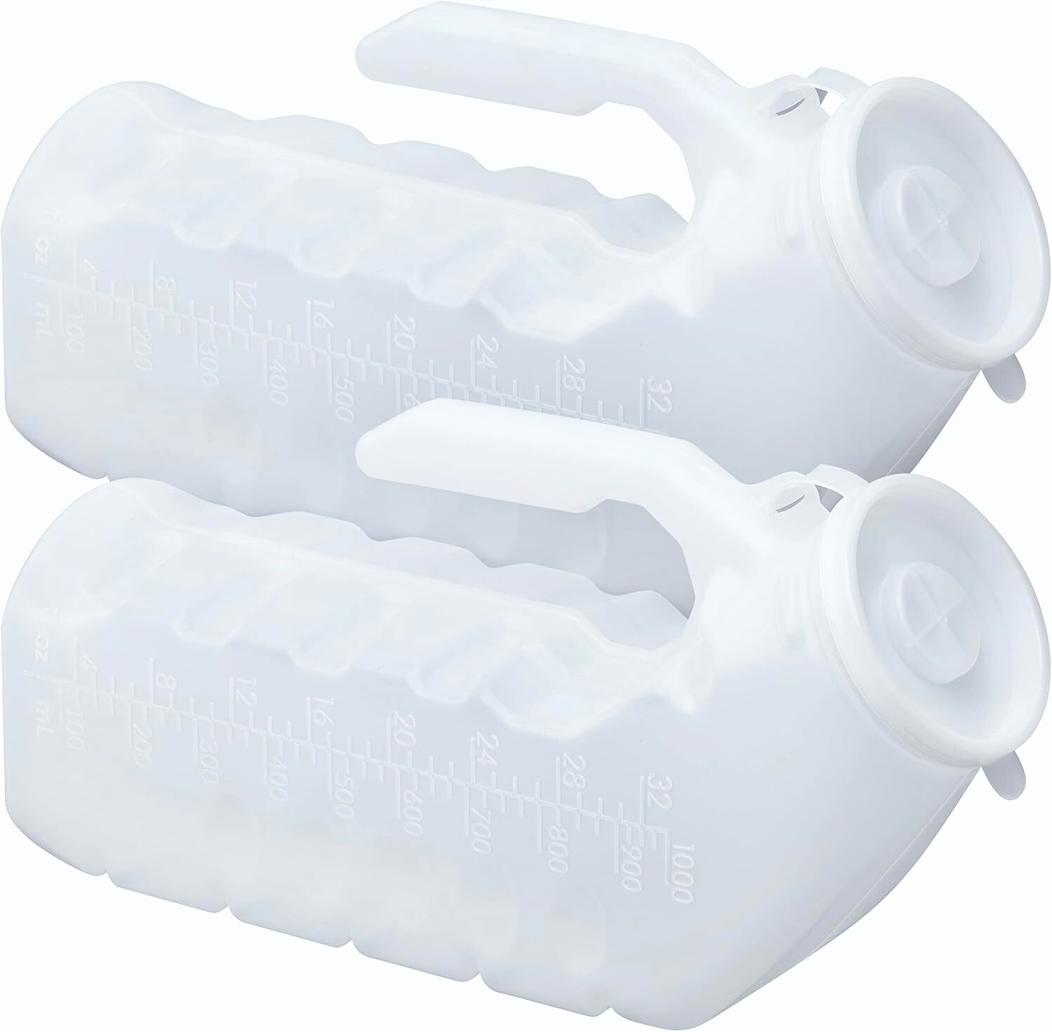Urinals for Men (Pack of 2) Male Urinal with Odor-Shield Lid