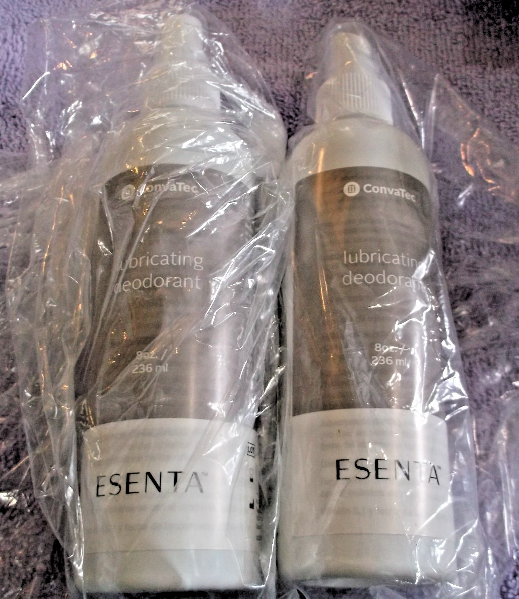 2 Bottles Convatec Esenta Lubricating Deodorant 8 Oz. ~ Exp. 9/1/2027
