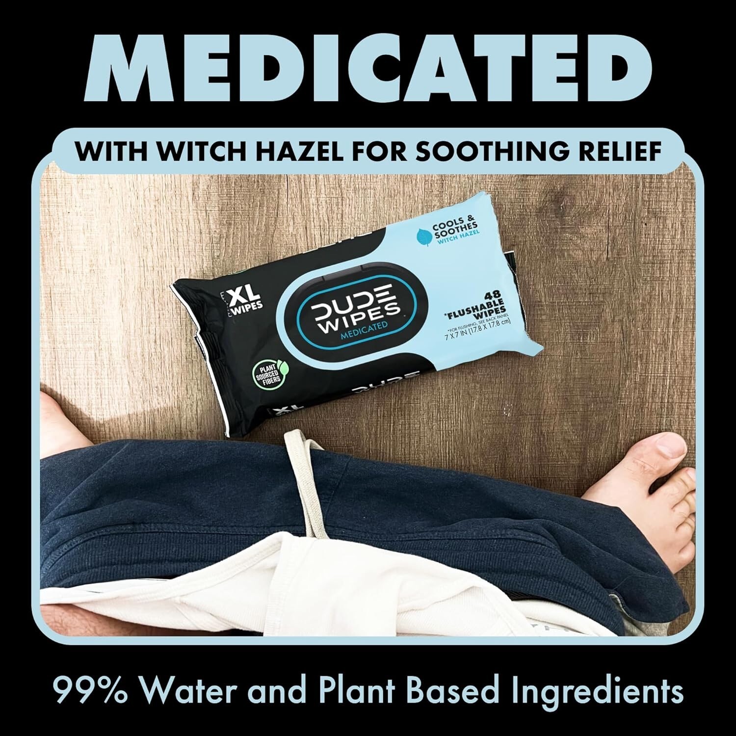 Refreshing Flushable Wipes with Aloe Vera – Medicated Relief Everyone Needs