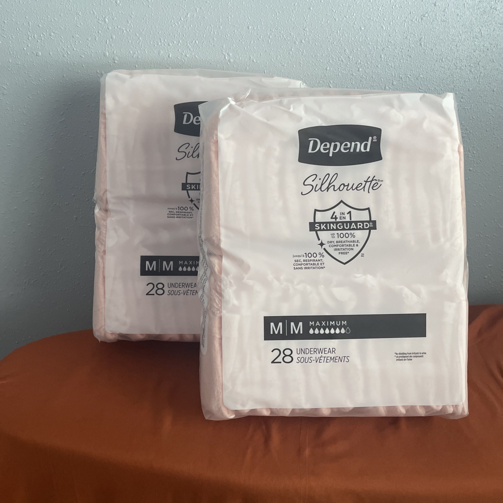 Depend Women’s Silhouette Underwear Size M Maximum Absorb 56-ct NIP