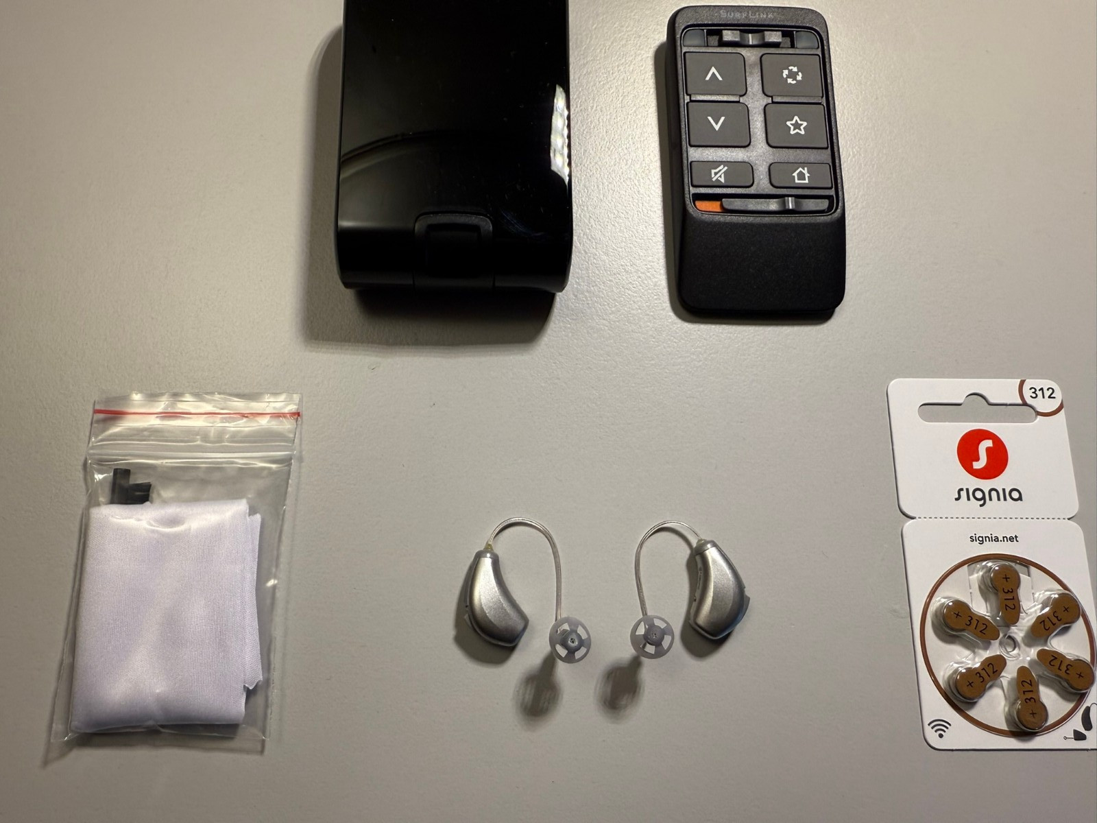 Starkey Muse I1000 RIC hearing aids Wireless App control+Remote