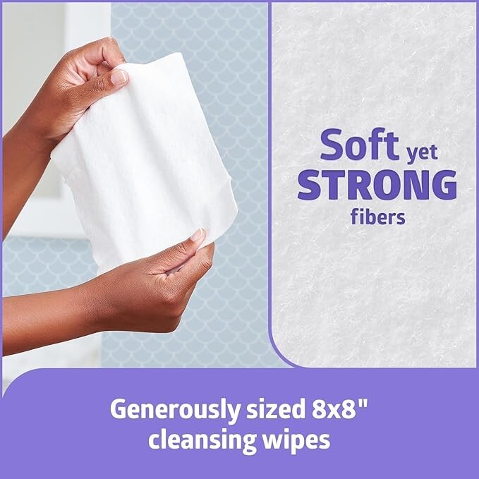 Medline ReadyBath Select Thick Adult Bath Wipes Unscented Hypoallergenic 2 Packs