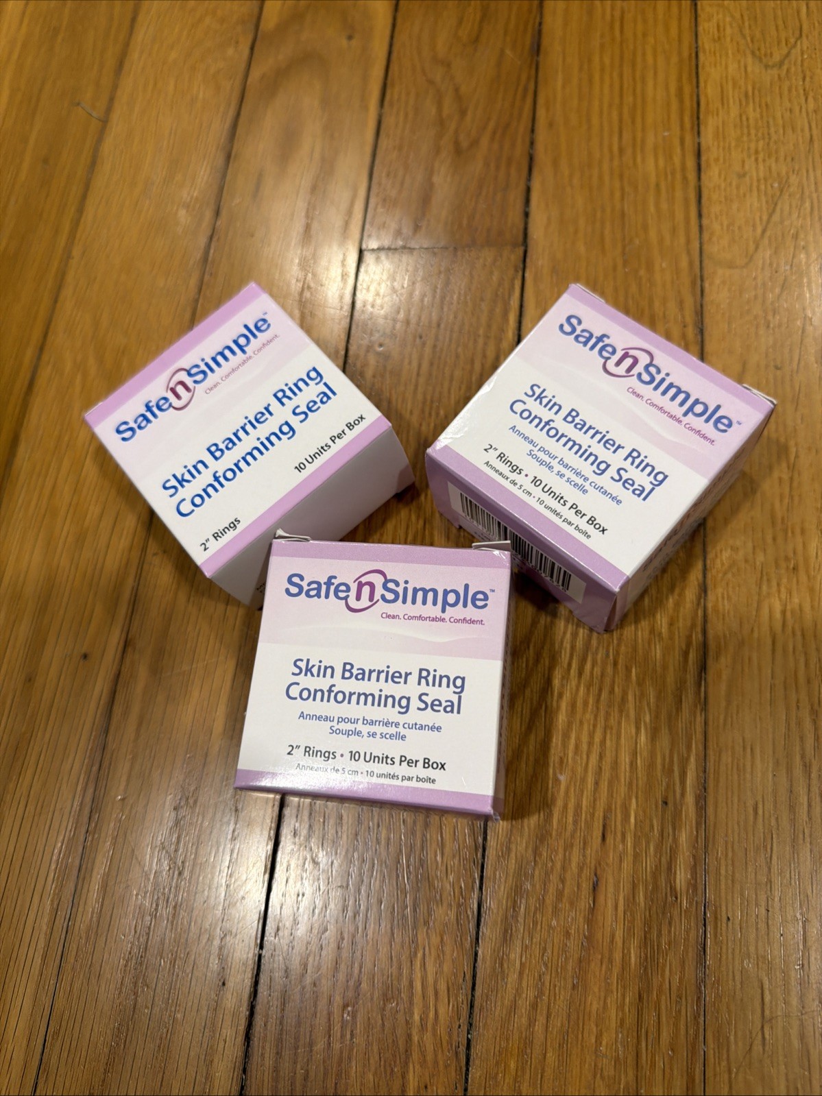 Safe N Simple SNS684U2. 2″ Skin Barrier Ring. 10 per Box. Pack of 3 (30 seals)