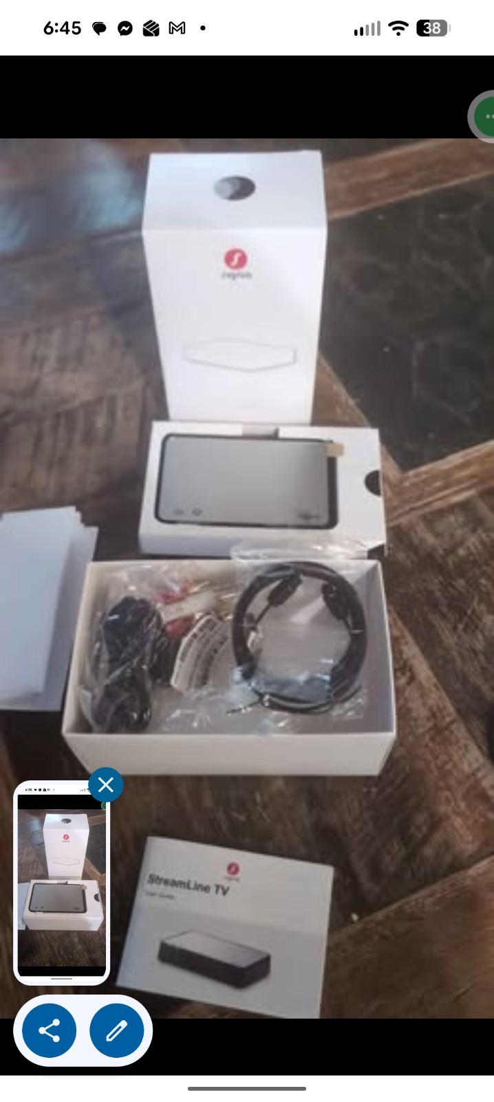 Signia Streamline TV Works With IX, AX, X & NX Hearing Aids. Very Lightly Used