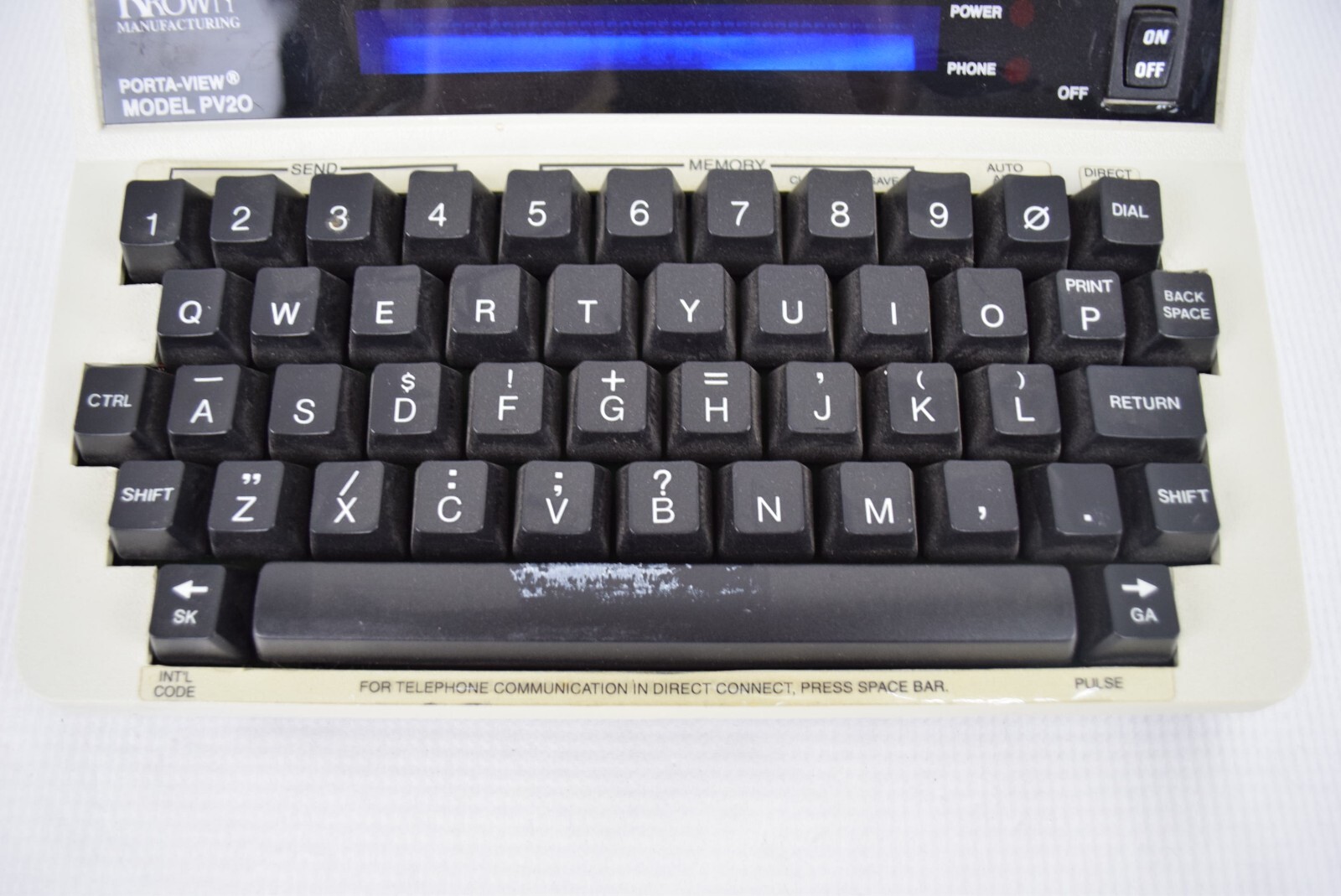 Krown PV20 Tele Communication Terminal Portaview Jr. Hearing Impaired