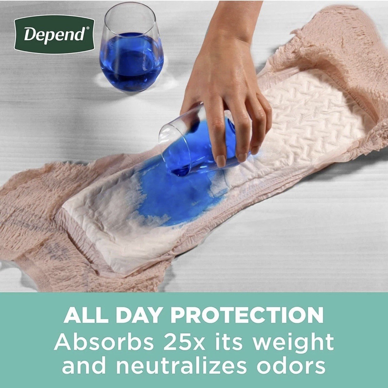 Depend Women Size L 72 Counts Fresh Protection Adult Incontinence Underwear.
