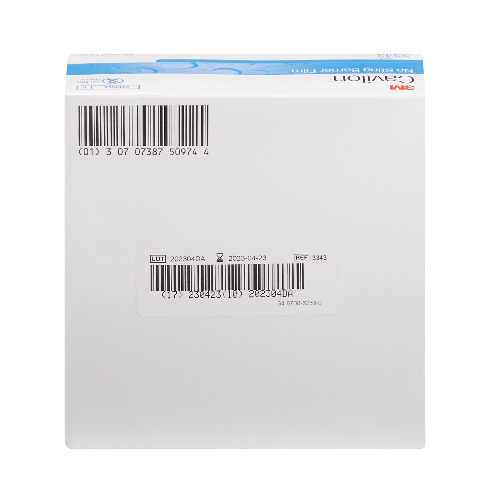 3M Cavilon No Sting Skin Barrier Applicator 1 mL Sterile 3343 100 Ct