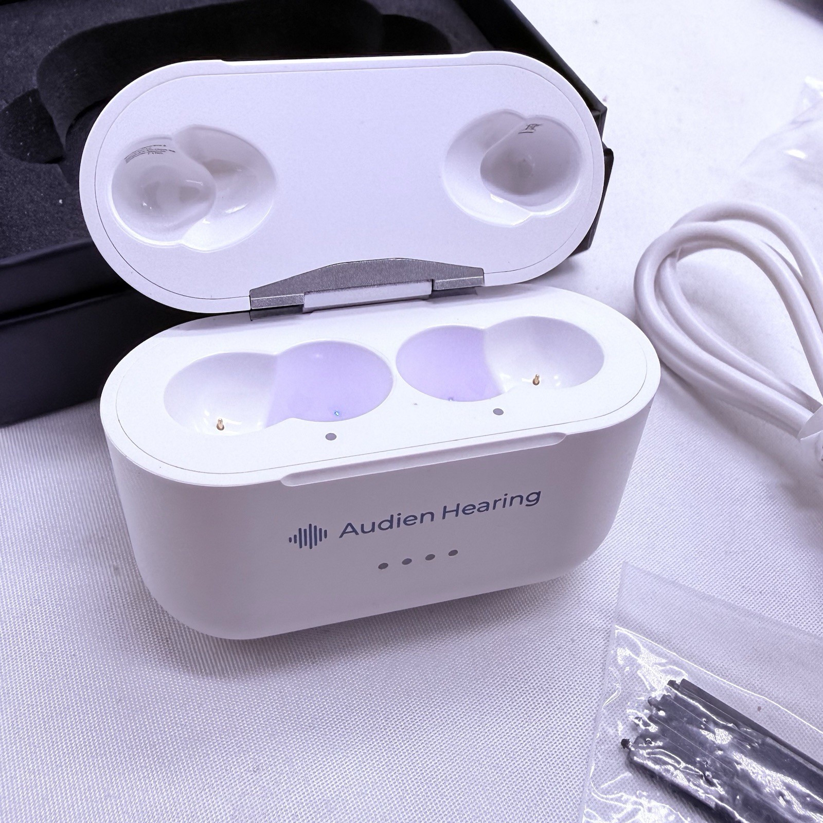 Audien ATOM PRO 2 Hearing Aids Replacement Charging CASE ONLY!!