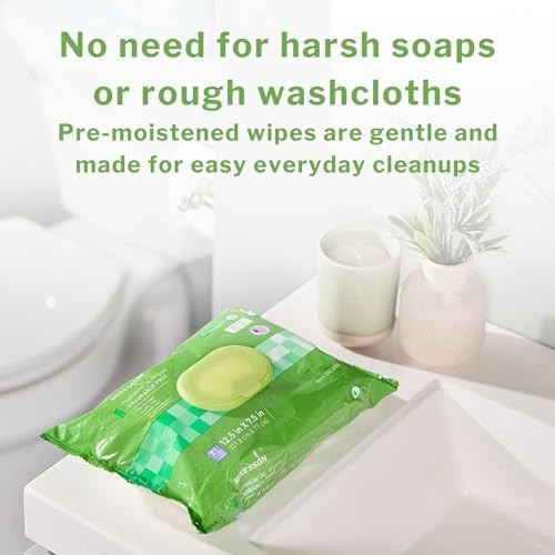 McKesson Flushable Adult Wet Wipes XL 576 Count Unscented
