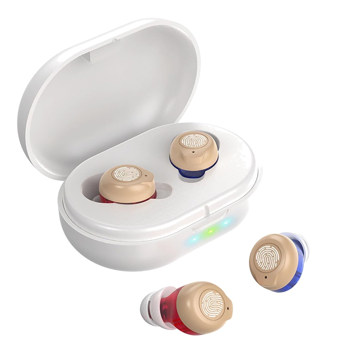 Nano Rechargeable Touch Hearing Aids for Seniors and Adults Severe Hearing Lo…
