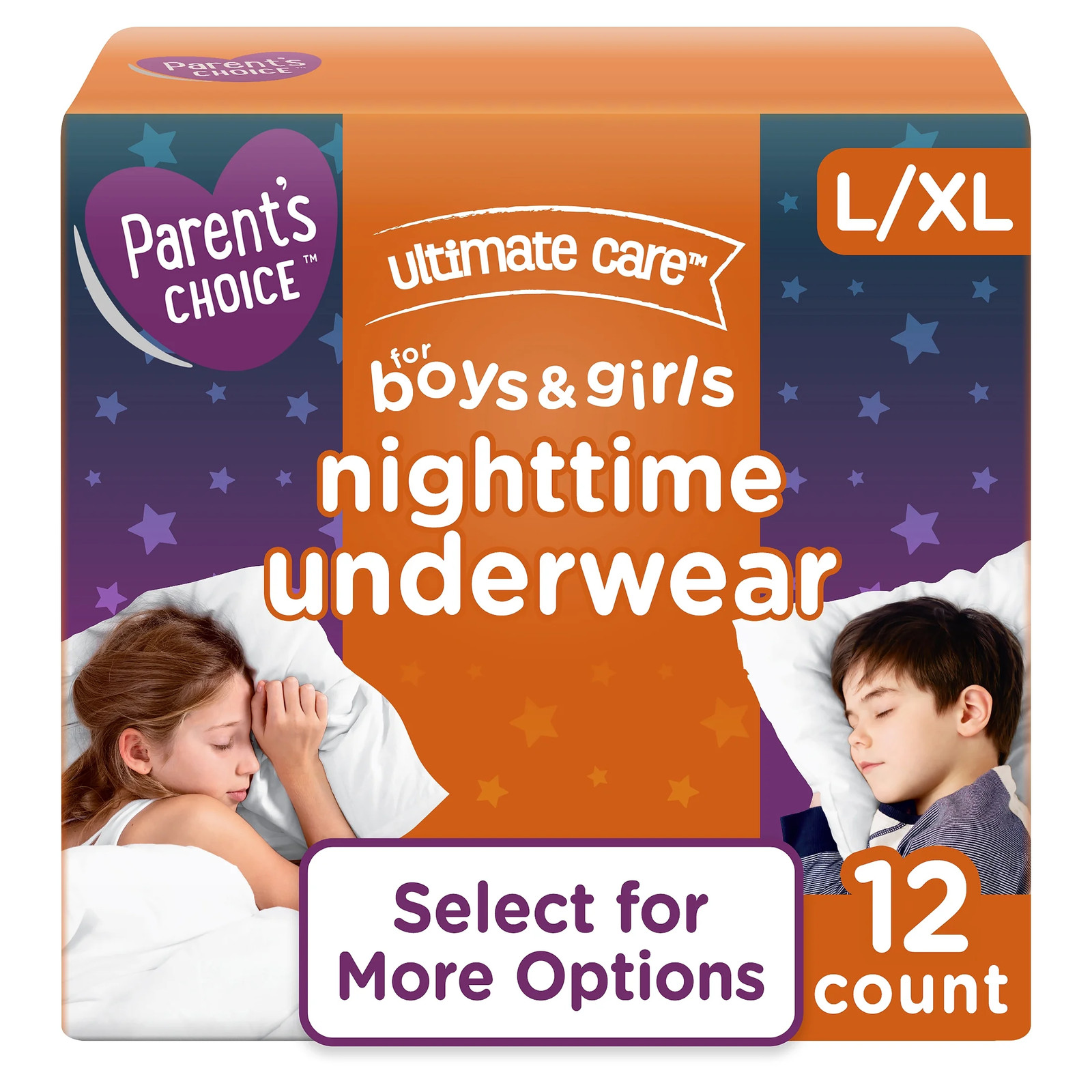 Ultimate Care Nighttime Underwear for Boys & Girls L/XL, 12 Ct