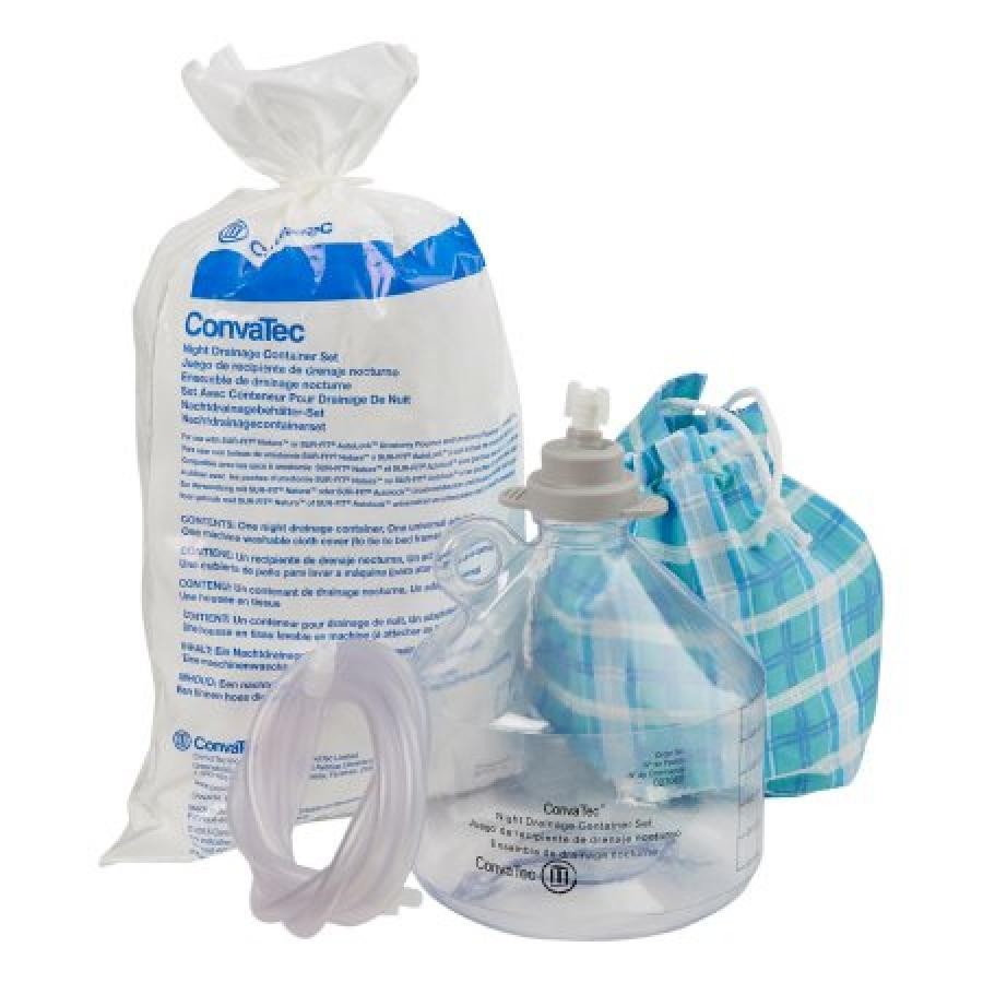 ConvaTec Urinary Night Drain System Graduated No Sample Port No Fastener 2000mL