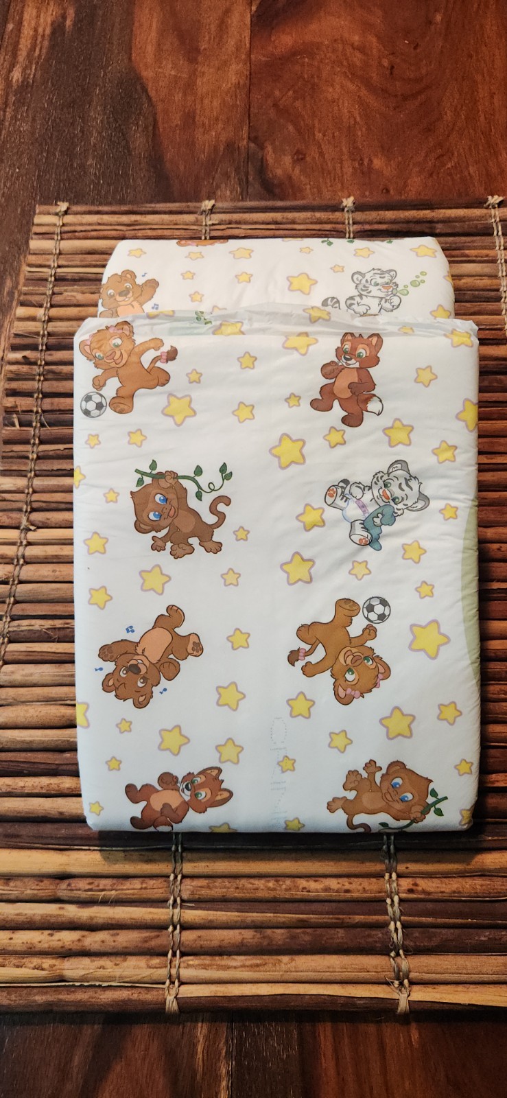 Adult Diaper Size Large 2-Pack Sample – Plastic Backed PE [Crinklz]