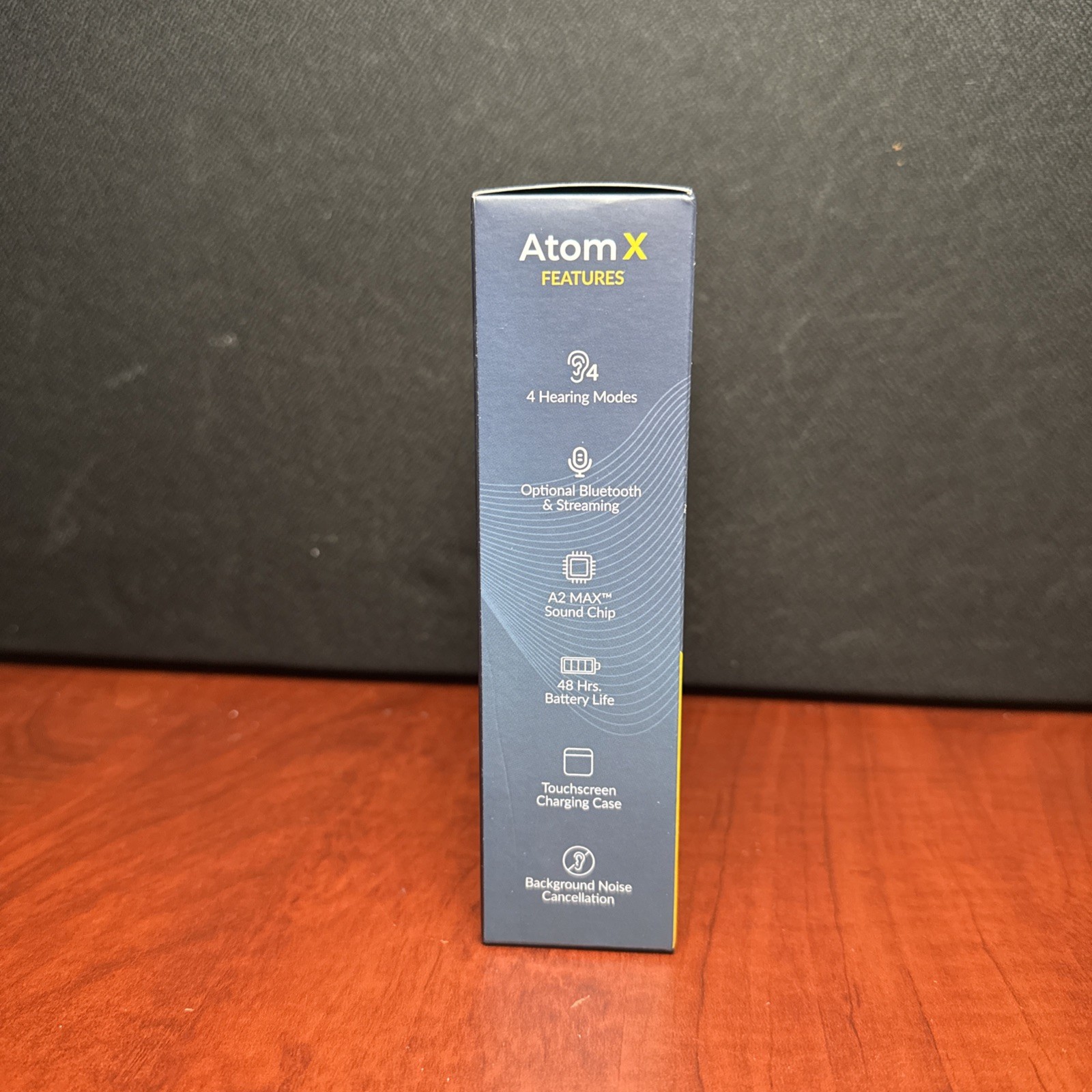 AUDIEN HEARING ATOM X RECHARGEABLE OTC HEARING AIDS BRAND NEW BLUETOOTH (0880)