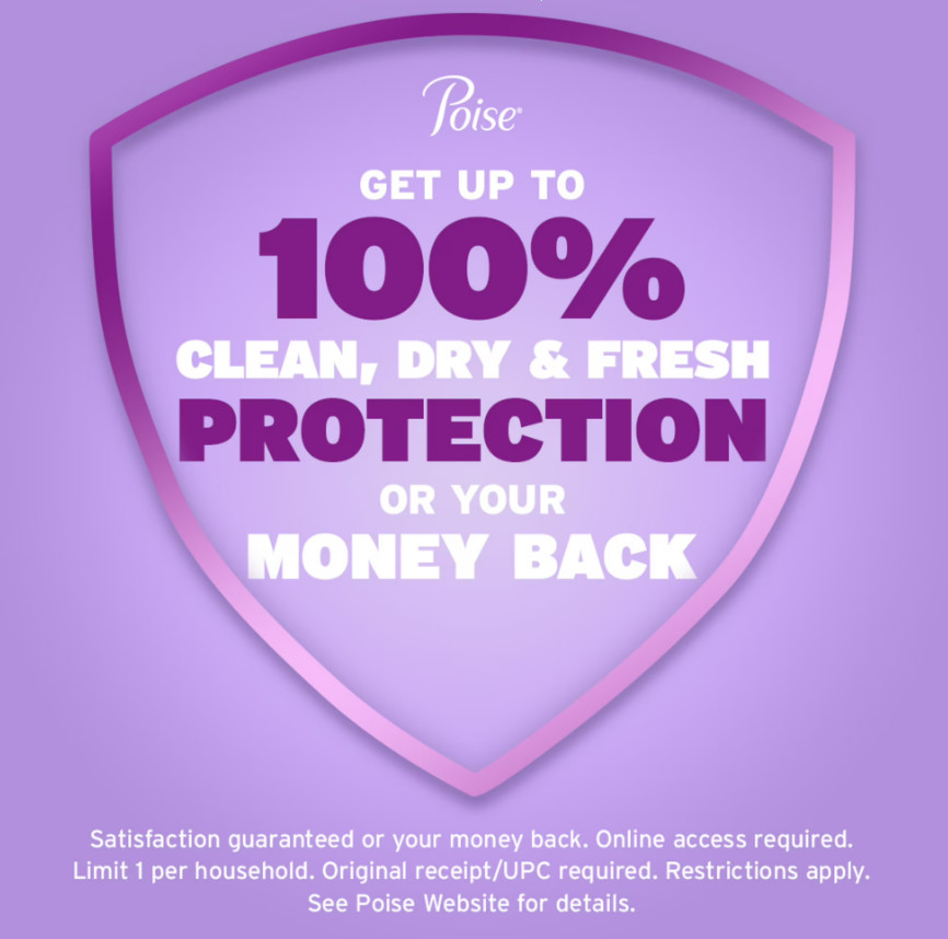 Poise Incontinence Pads, 4 Drop Moderate Absorbency, Regular Length 132 Count
