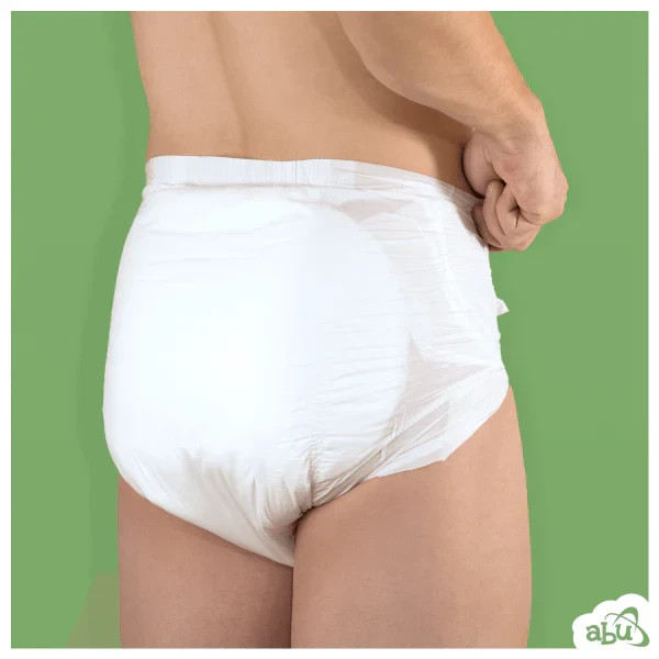 Adult Diaper Size Large 2-Pack Sample – Plastic Backed PE [ABU]