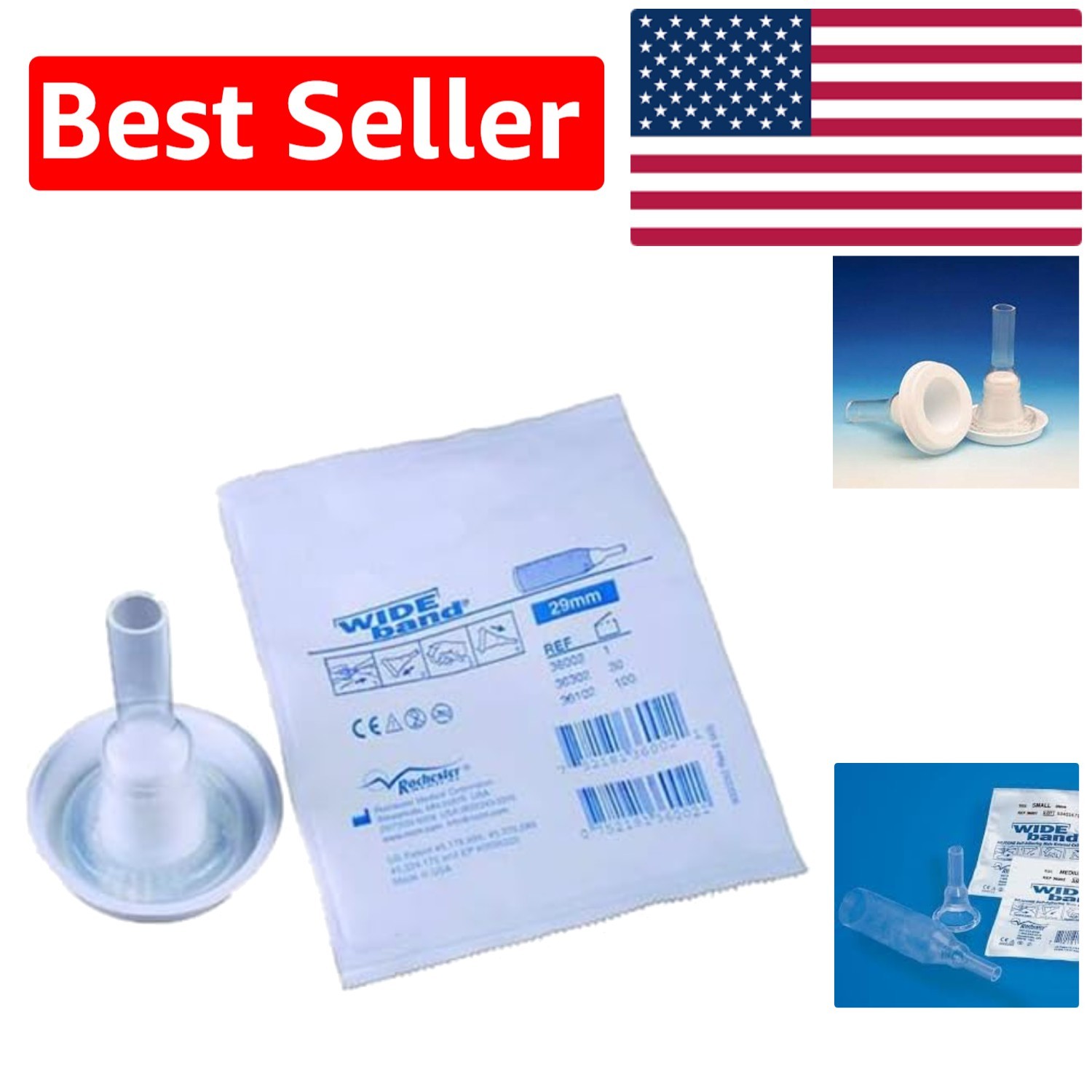 Comfortable 29mm Condom Catheter Pack – Odorless, Extra Adhesive Solution