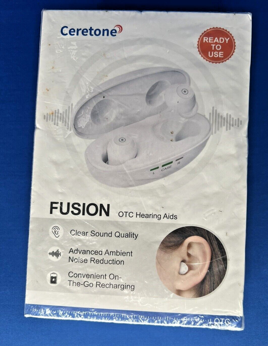 NEW Ceretone Fusion OTC Hearing Aids (CE-A61AT) – Sealed