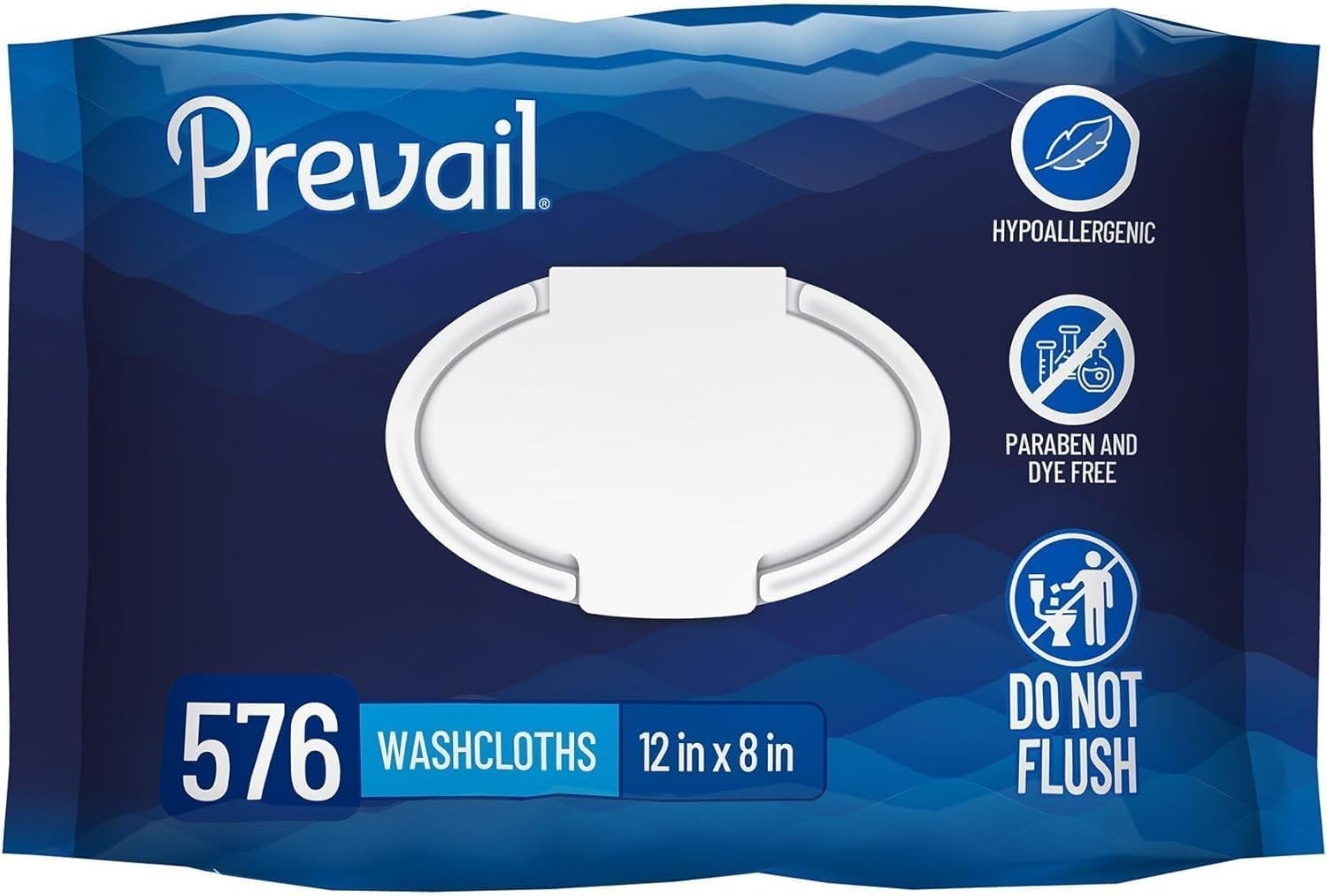 48 Count Scented Adult Washcloths – Gentle Cleansing Wipes with Aloe & Vitamin E