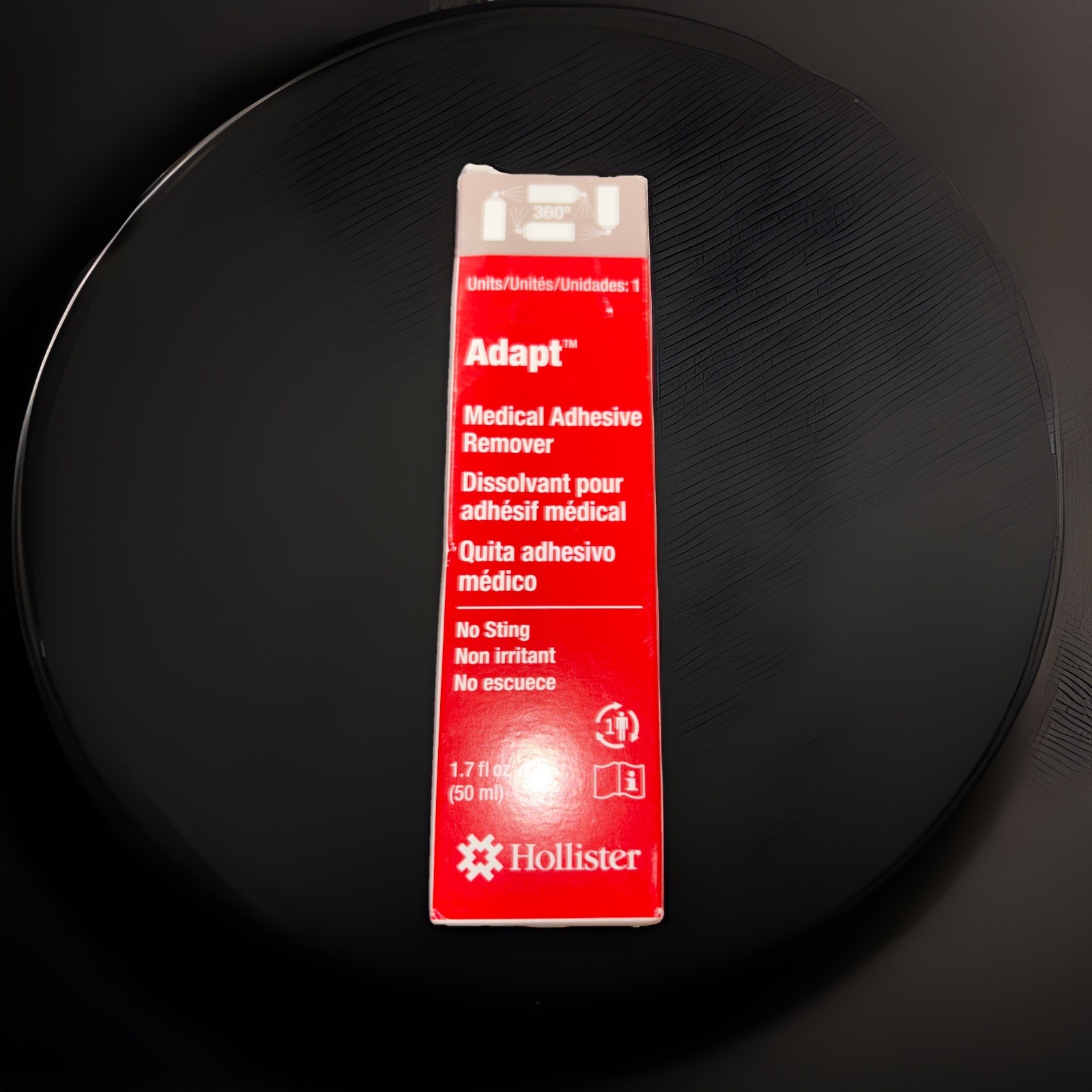Hollister Adapt Medical Adhesive Remover 3.4 oz (100 ml) 360 degree spray can
