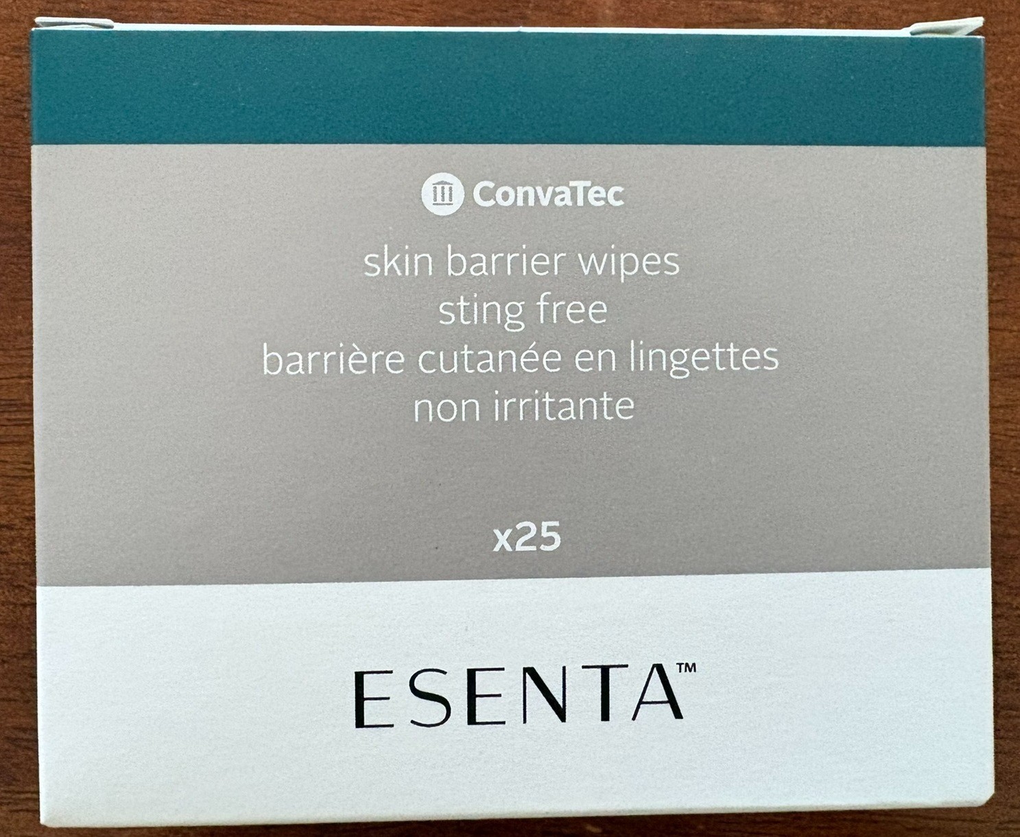 CONVATEC ESENTA OSTOMY SKIN BARRIER WIPES – BOX OF 25 Expires 2028