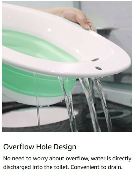Bath Tub Bidet Toilet Seat Folding Sitz Basin Pregnant Postpartum HemorrhoidCare