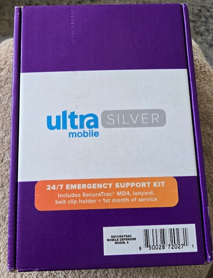 Medical Alert Device – Mobile Defender Model 4 for Ultra Mobile Silver