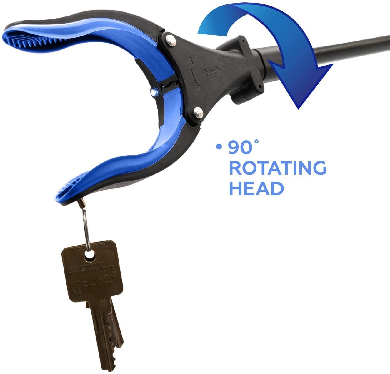 Grabber Reacher Tool 19″ Aluminum Magnetic Claw with Light, Reacher Grabber P…
