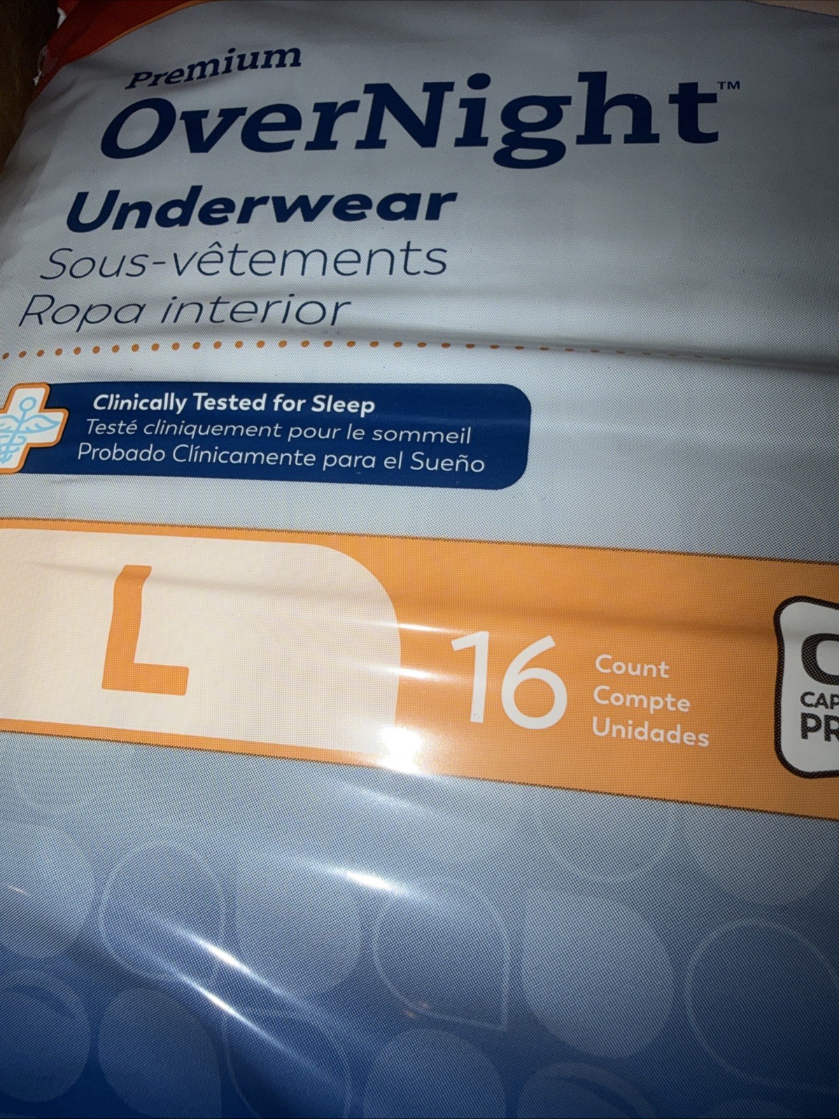 NIP LOT 2 Tranquility SZ Large Adult Diaper Overnight Disposable Briefs 16ea