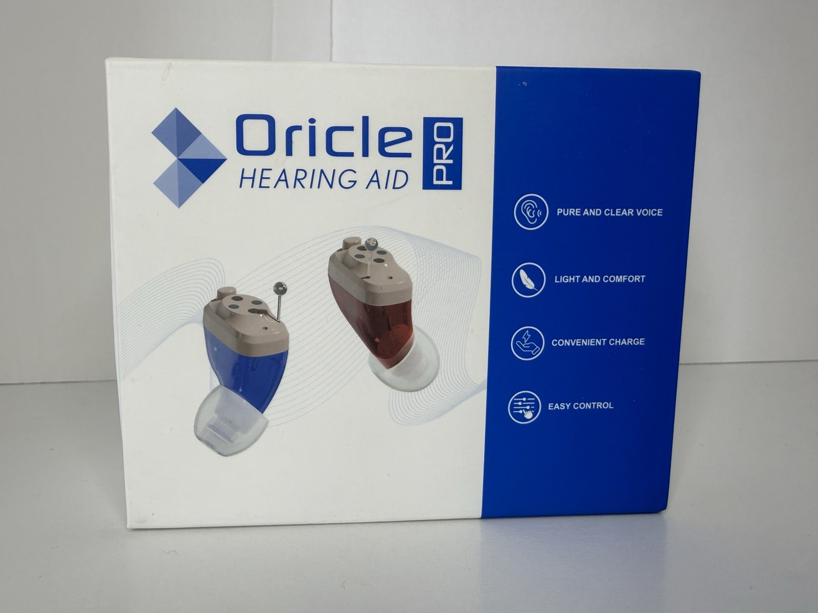 Oricle PRO Hearing Aid and Charging Case for Adult & Seniors OPEN BOX